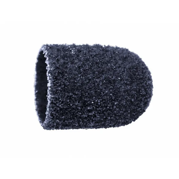 Capuchons abrasifs ronds x10 0203 - Diamant - Grain gros - Abrasion des cors, durillons et hyperkératoses - 10 mm