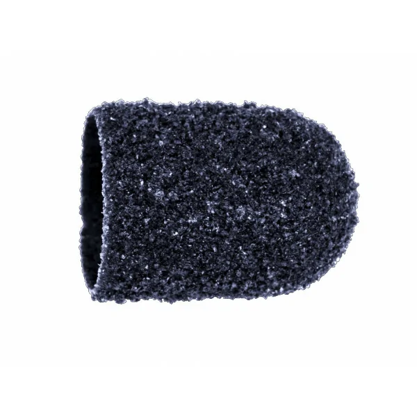 Capuchons abrasifs ronds x10 0204 - Diamant - Grain super gros - Abrasion des cors, durillons et hyperkératoses - 10 mm