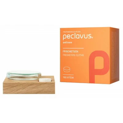 Pack - Serviette fraîche + Socle en bois - Peclavus fabriqué par Peclavus vendu par My Podologie