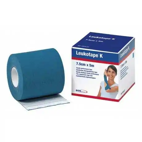 Bande adhésive élastique pour taping 7.5cm x 5m - 3 couleurs - Leukotape K - BSN Medical
