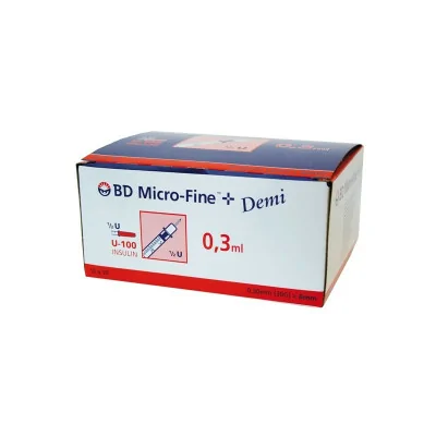 Seringue MICRO-FINE 0,5ml 12,7X0,33mm Insuline
