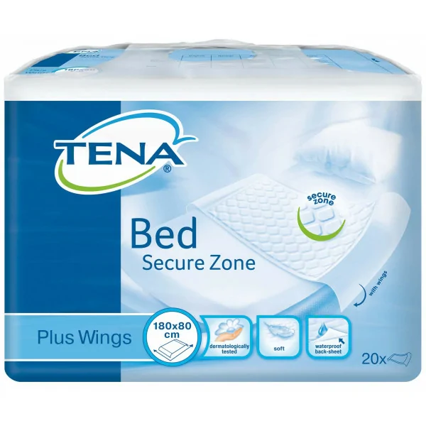 Alèse Jetable Tena Bed Plus Wings 80x180 cm - Tena