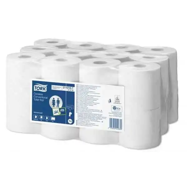 24 rouleaux de 400 formats Papier Toilette Tork COMPACT - TORK