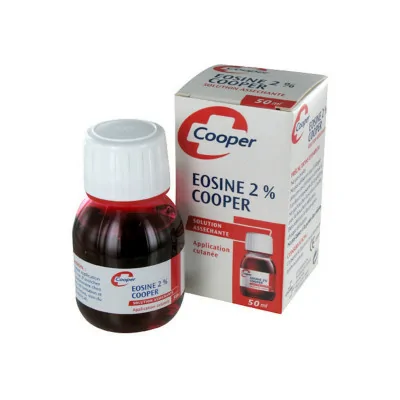 Flacon éosine 2% - 50 ml - Cooper fabriqué par Cooper vendu par My Podologie