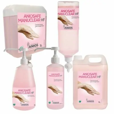 Aniosafe Manuclear HF - parfumé et coloré - Différents formats - Anios fabriqué par Anios vendu par My Podologie