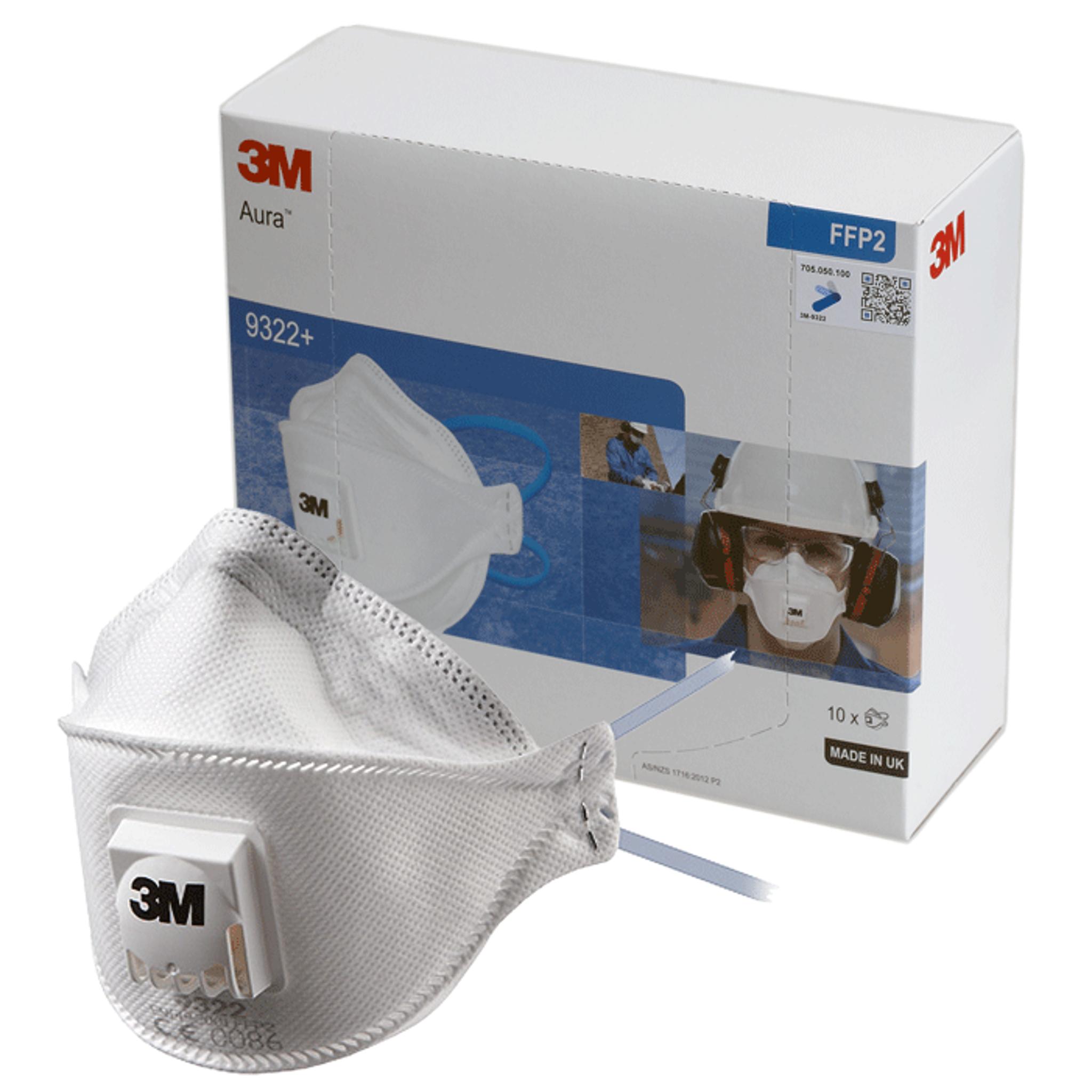 3 M Masque anti poussière FFP2 - avec soupape - Blanc - Masques de  Protection Respiratoirefavorable à acheter dans notre magasin