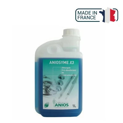 Aniosyme X3 Détergent instrumentation - Bidon de 1L ou 5L - Anios