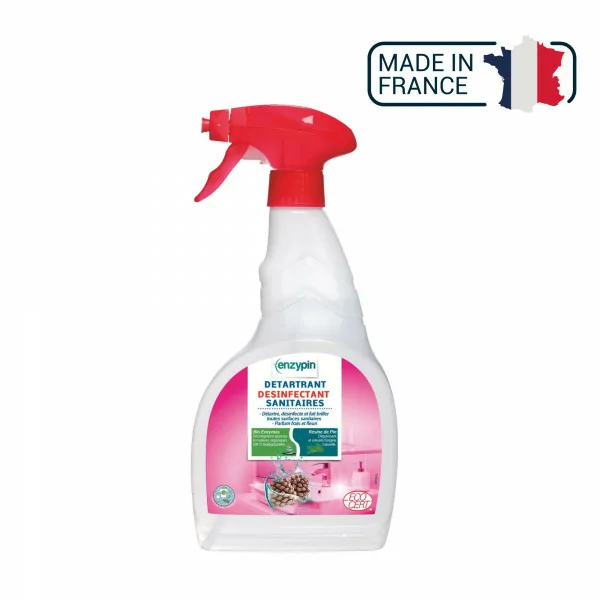 Détartrant Désinfectant Sanitaires - Spray 750 mL - Enzypin