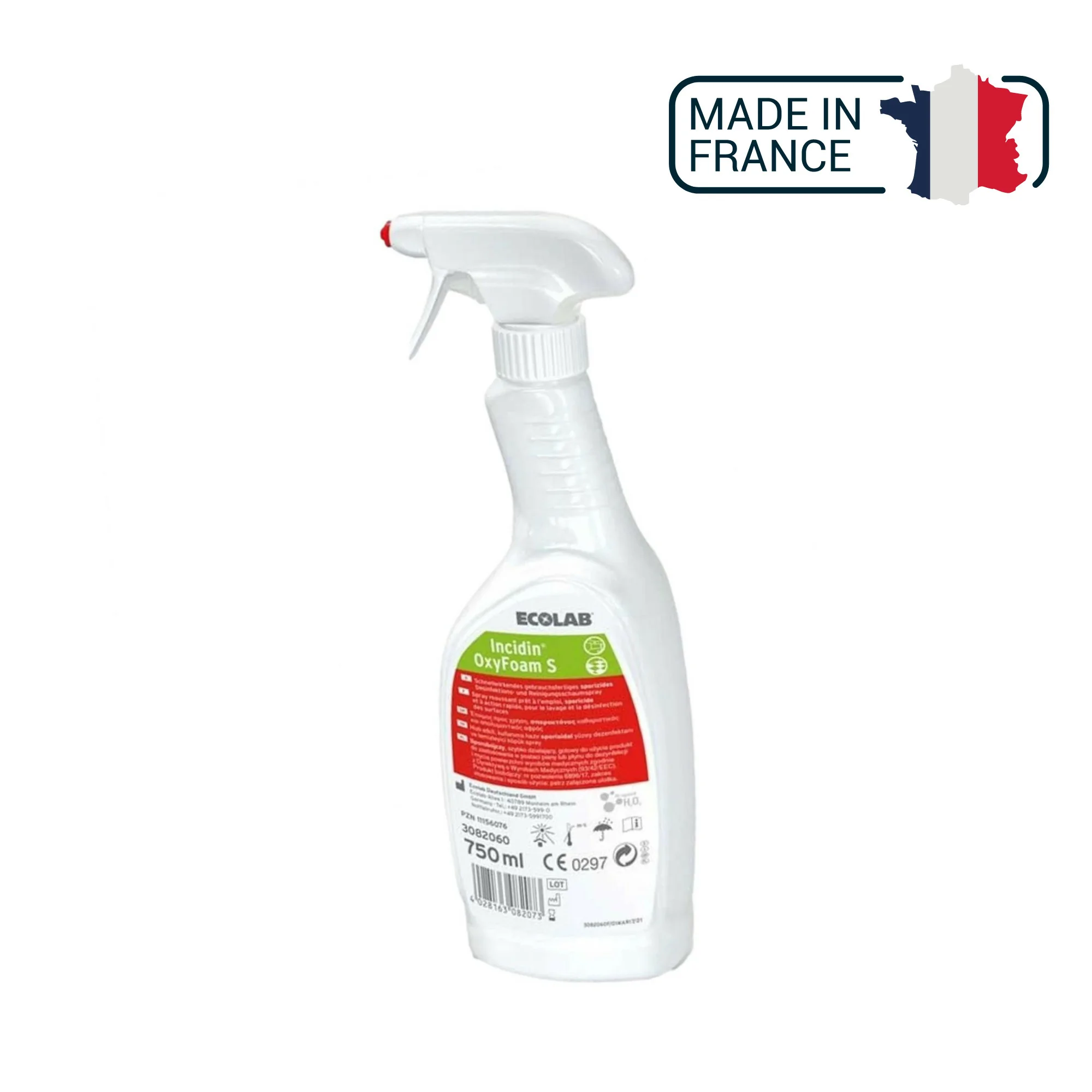 Spray moussant Incidin OxyFoam S - 750 ml - ECOLAB