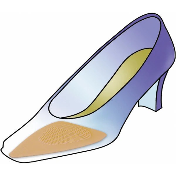 Coussinet en silicone - Idéal pour les chaussures à talons hauts - 1 paire