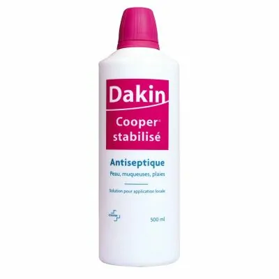 Antiseptique Dakin cooper stabilisé pour application locale - Cooper
