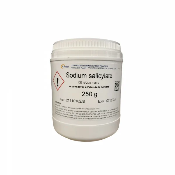 Boite de 250 g de salicylate de sodium pour le traitement des verrues - Cooper