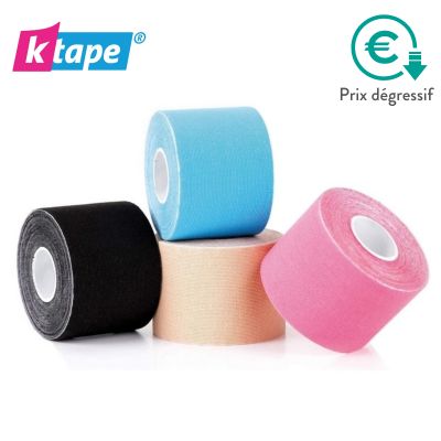  Bande adhésive élastique - 5 m x 50 mm - 5 couleurs - K-Tape - My Médical