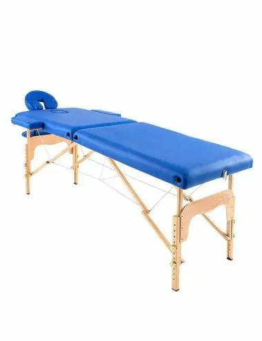 Table de massage pliante en bois 186 x 66 cm sans dossier - 6 coloris