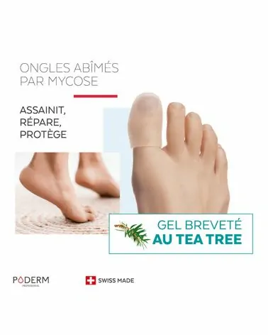 Capuchon d'orteil Gel Tea Tree - Mycose des ongles - Poderm Professional