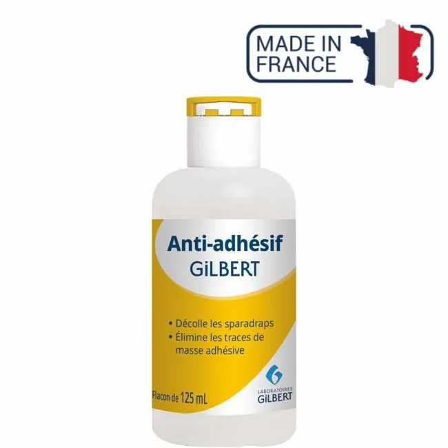 Anti-adhésif - Décolle les sparadraps -Flacon de 125 ml - Gilbert