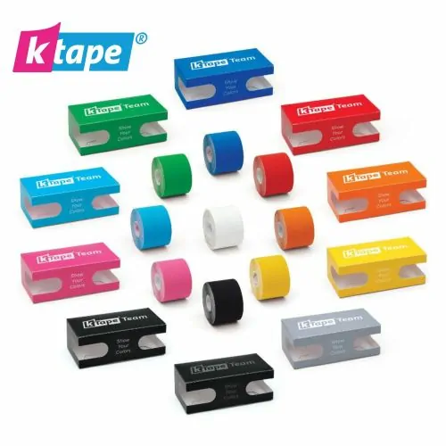 Bande adhésive élastique - Par 2 - 5cm x 5m - 9 couleurs - K-Tape