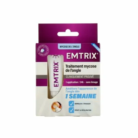 Emtrix - Traitement Mycose de l'ongle - 1 flacon de 10 ml