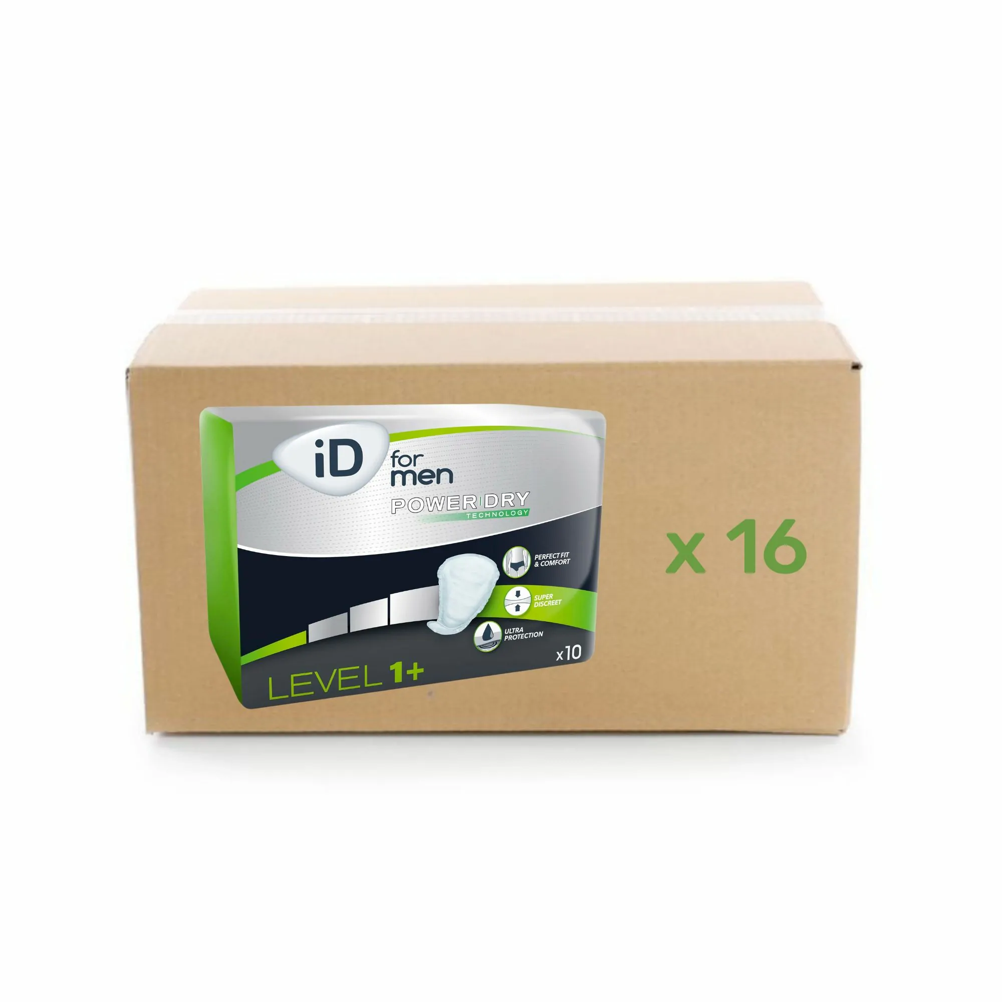 ID For Men - Level 1 Plus - carton 16X10U - ID Care