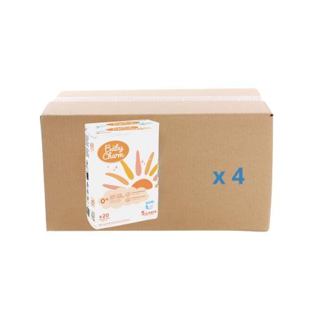 Couche Baby Charm Super Dry Pants - Junior - 4x20U - Ontex