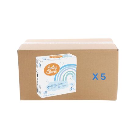 Baby Charm Super Dry Flex - XL -carton 5x34U - Ontex