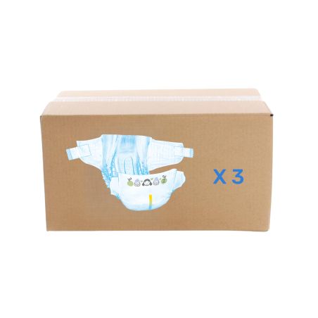 Baby Charm Super Dry Flex - New Born -carton 3x50U - Ontex
