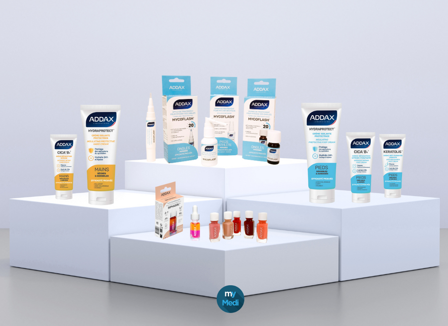 Nouvelle gamme Laboratoire Addax : L’expert des soins ciblés pour la peau et les ongles