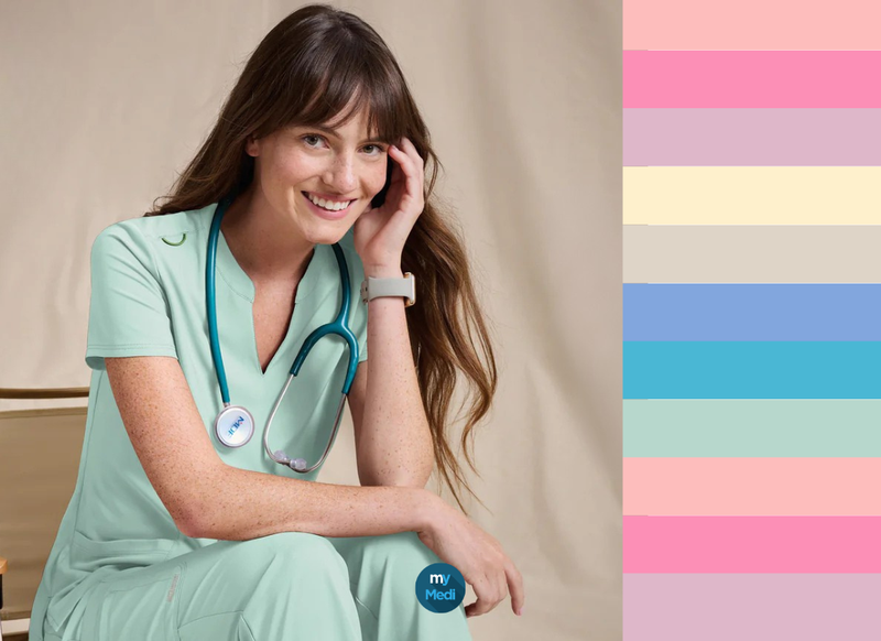 Tendances couleurs et styles des blouses médicales - Printemps/Eté 2026