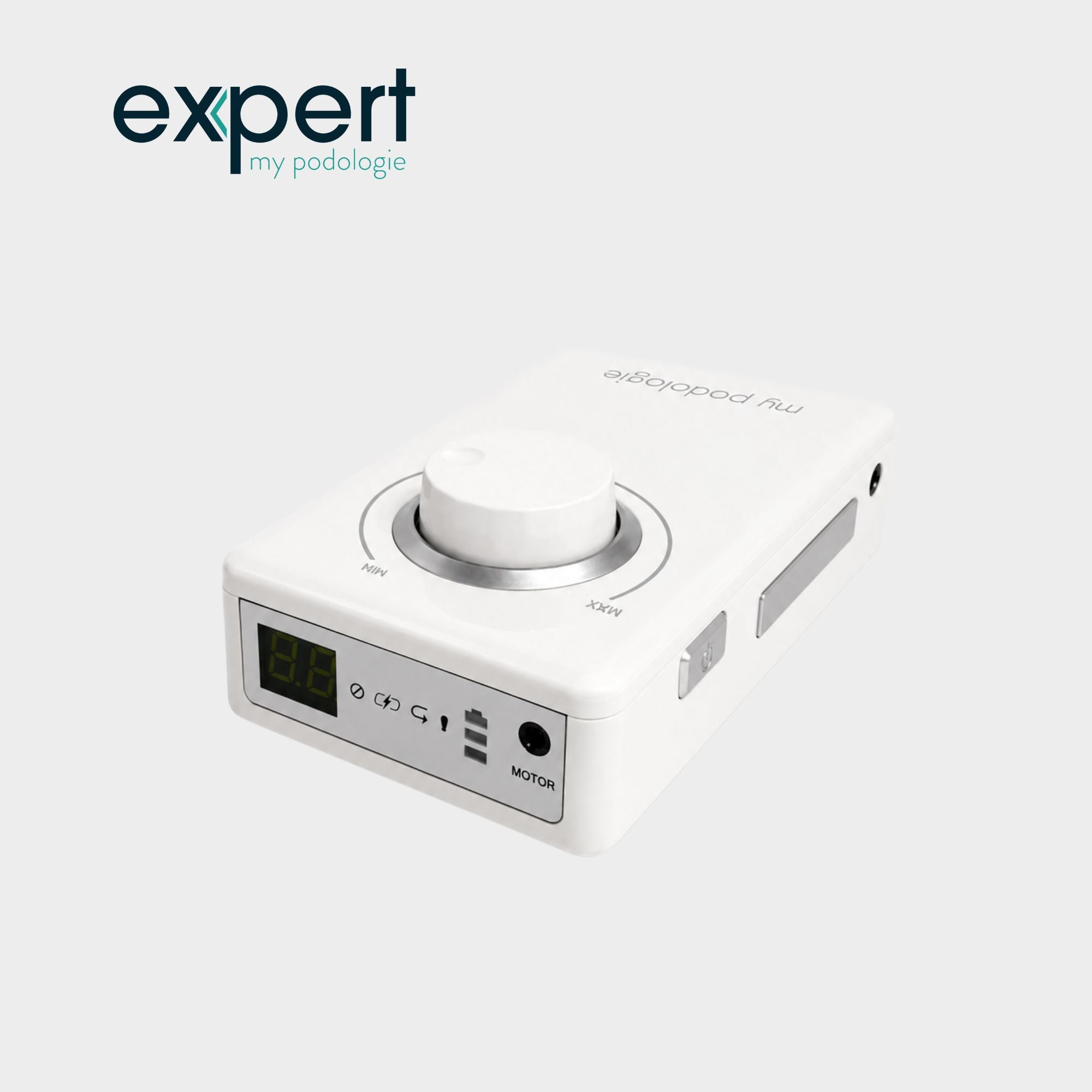 Micromoteur portable PODO38S - Blanc - 30 000 tr/min - Avec pièce à main démontable - My Médical