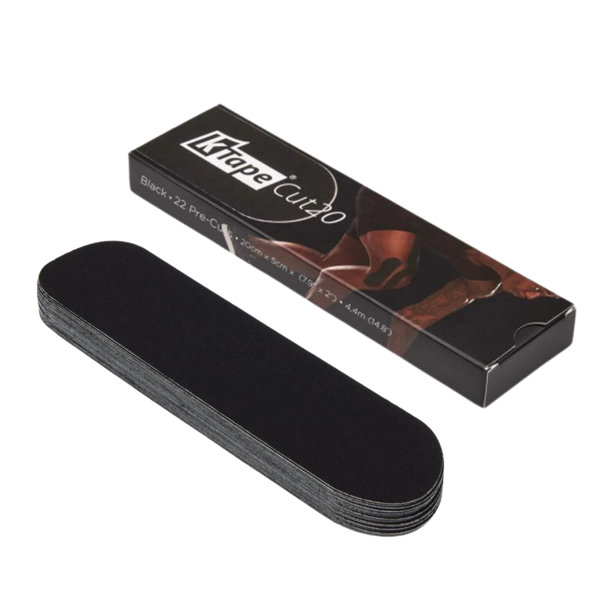 22 Bandes taping prédécoupées - 20 cm - K-Tape Cut