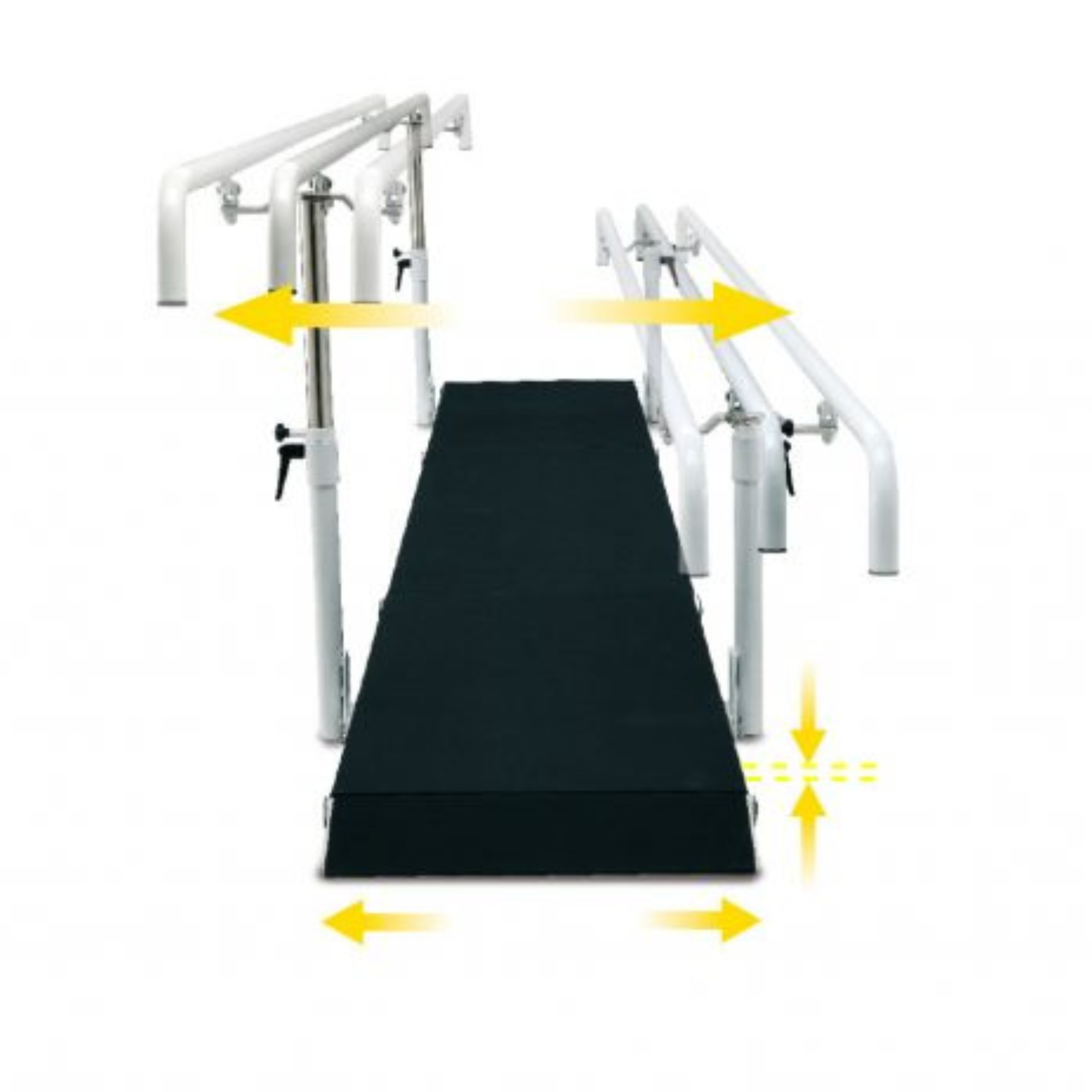 Barres Parallèles "Pro II" Avec Socle - 2 dimensions - Adulte et Enfant - Ferrox