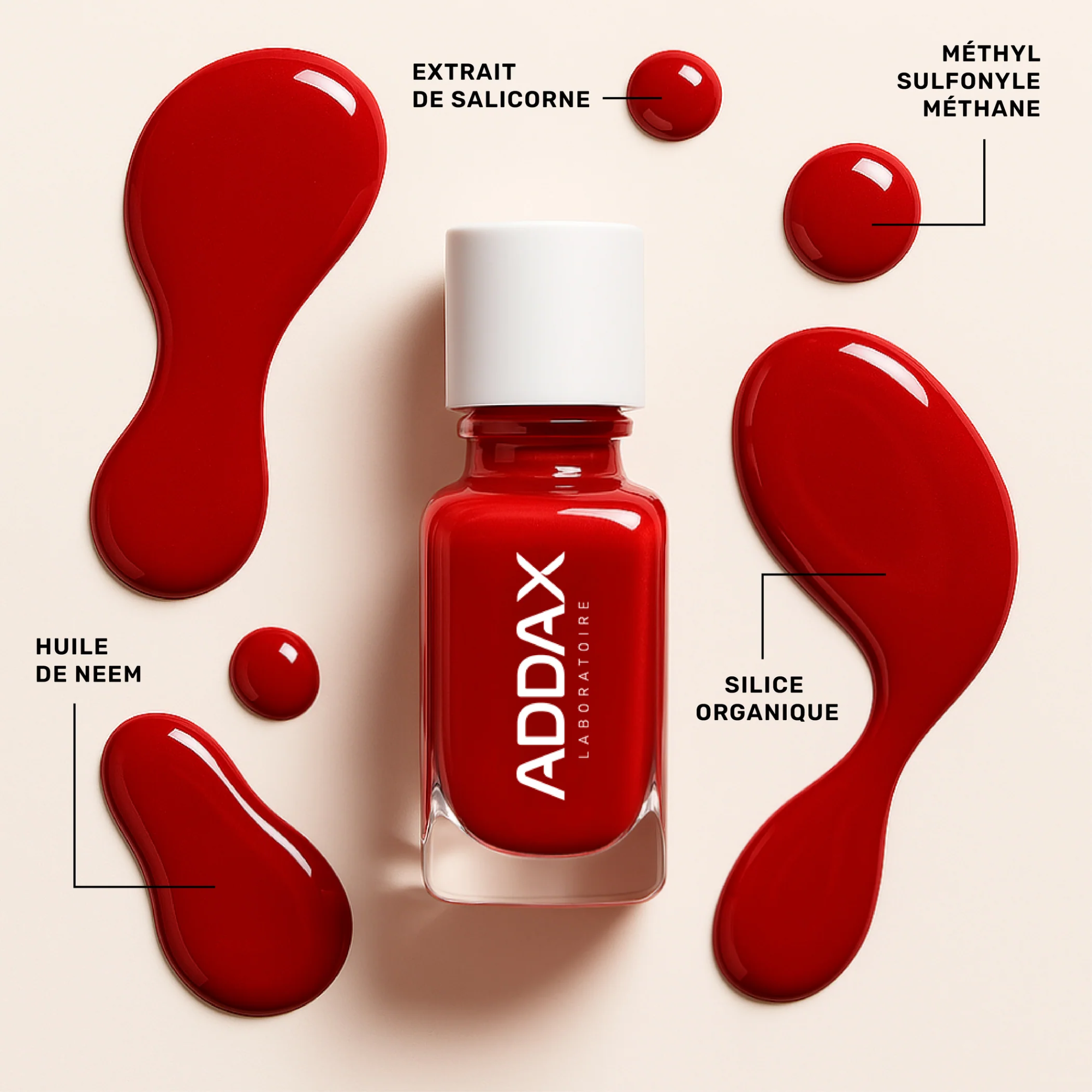 AIRCOLOR® - Vernis Soin Respirant - Plusieurs Coloris - 11 ml - Laboratoire Addax