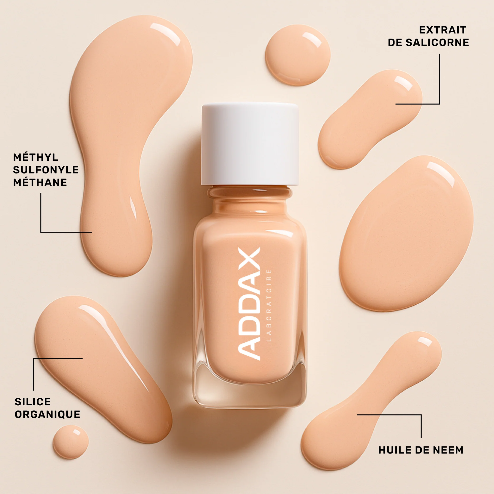 AIRCOLOR® - Vernis Soin Respirant - Plusieurs Coloris - 11 ml - Laboratoire Addax