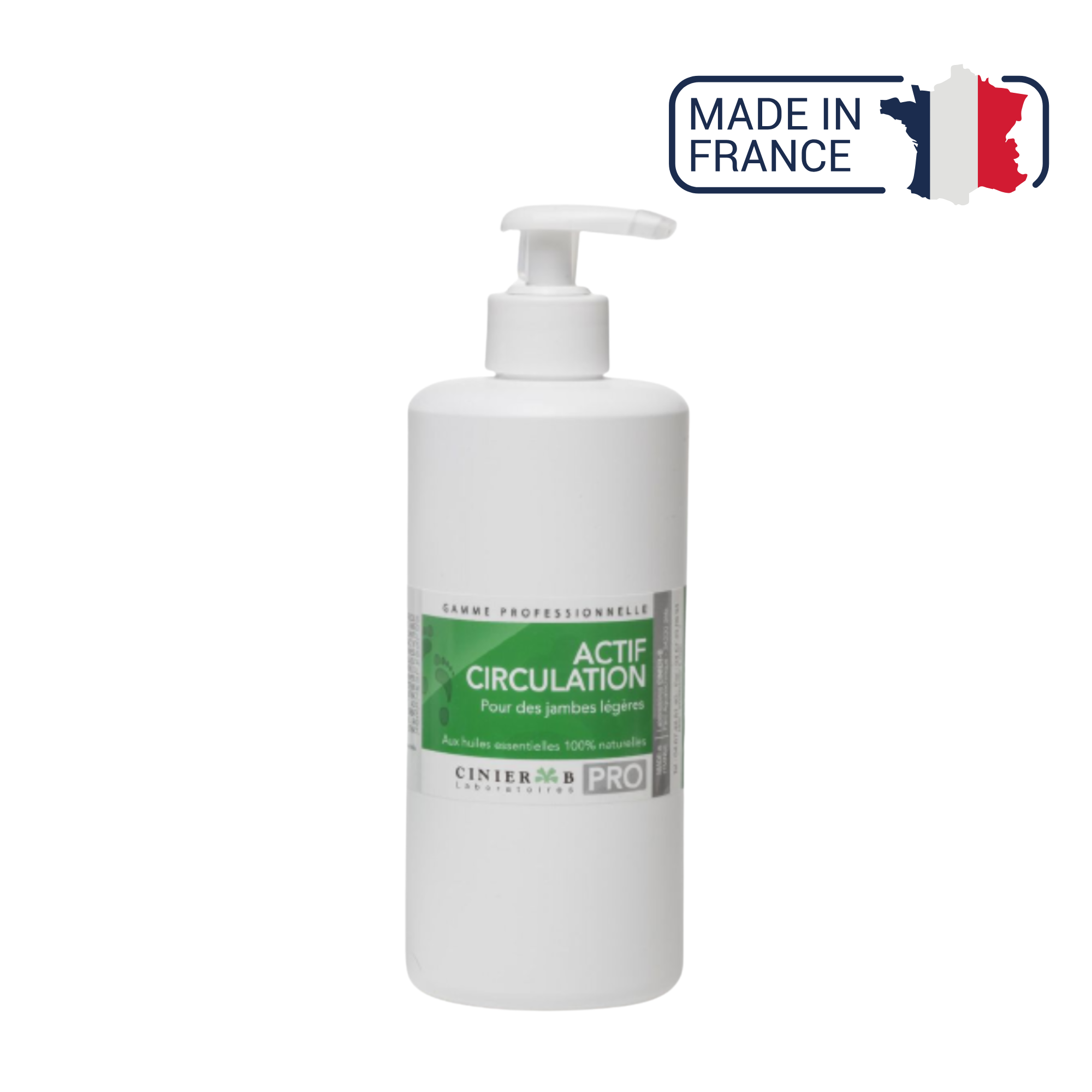 Actif Circulation - Effet de fraîcheur - 3 contenances - Laboratoires Cinier B Laboratoires Cinier B 