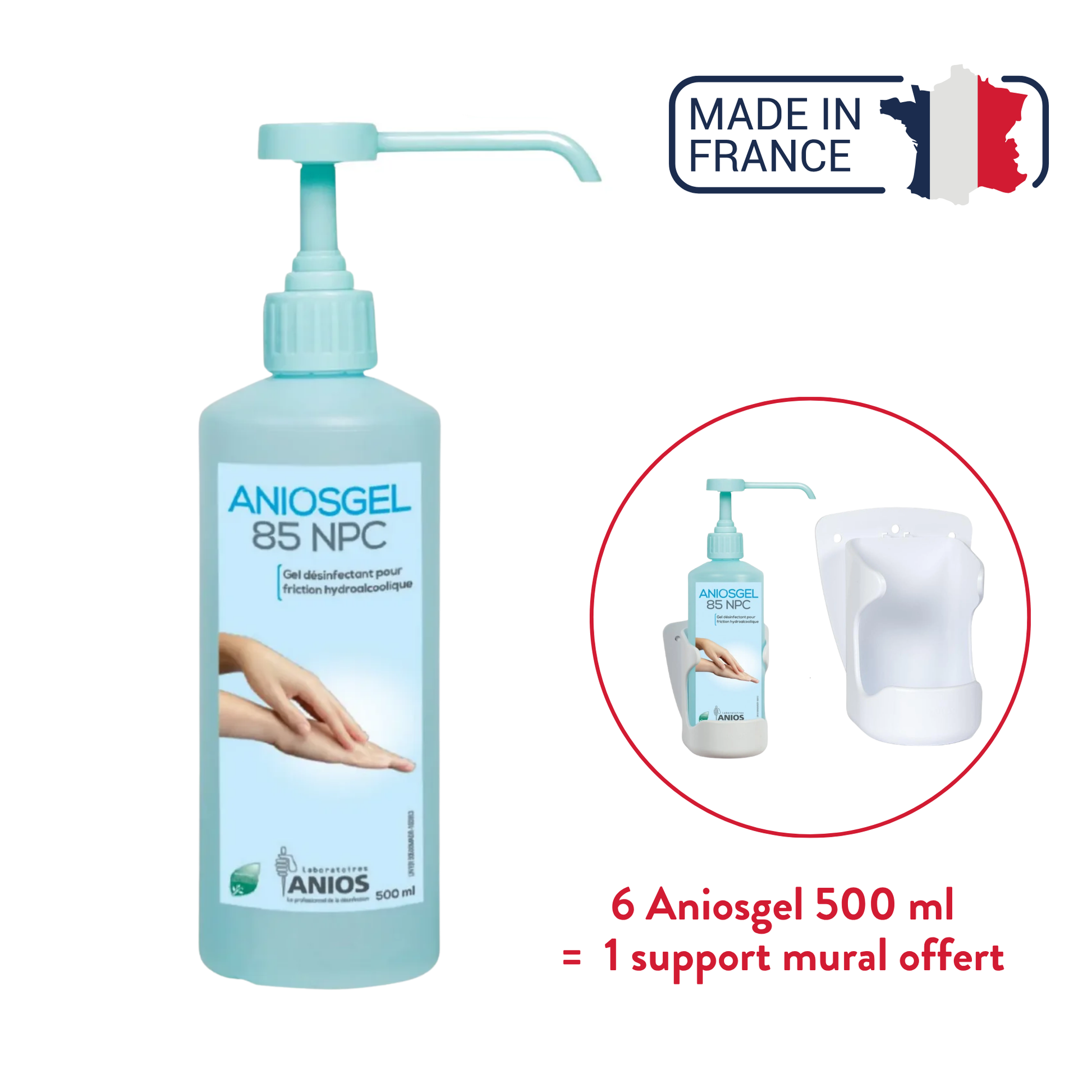 Aniosgel 85 NPC - Gel désinfectant pour friction hydroalcoolique - Anios - My Médical