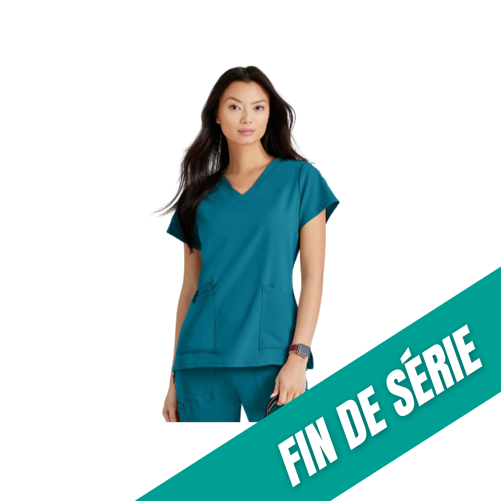 Aria - Tunique col V - Femme - Barco Unify - Fin de série