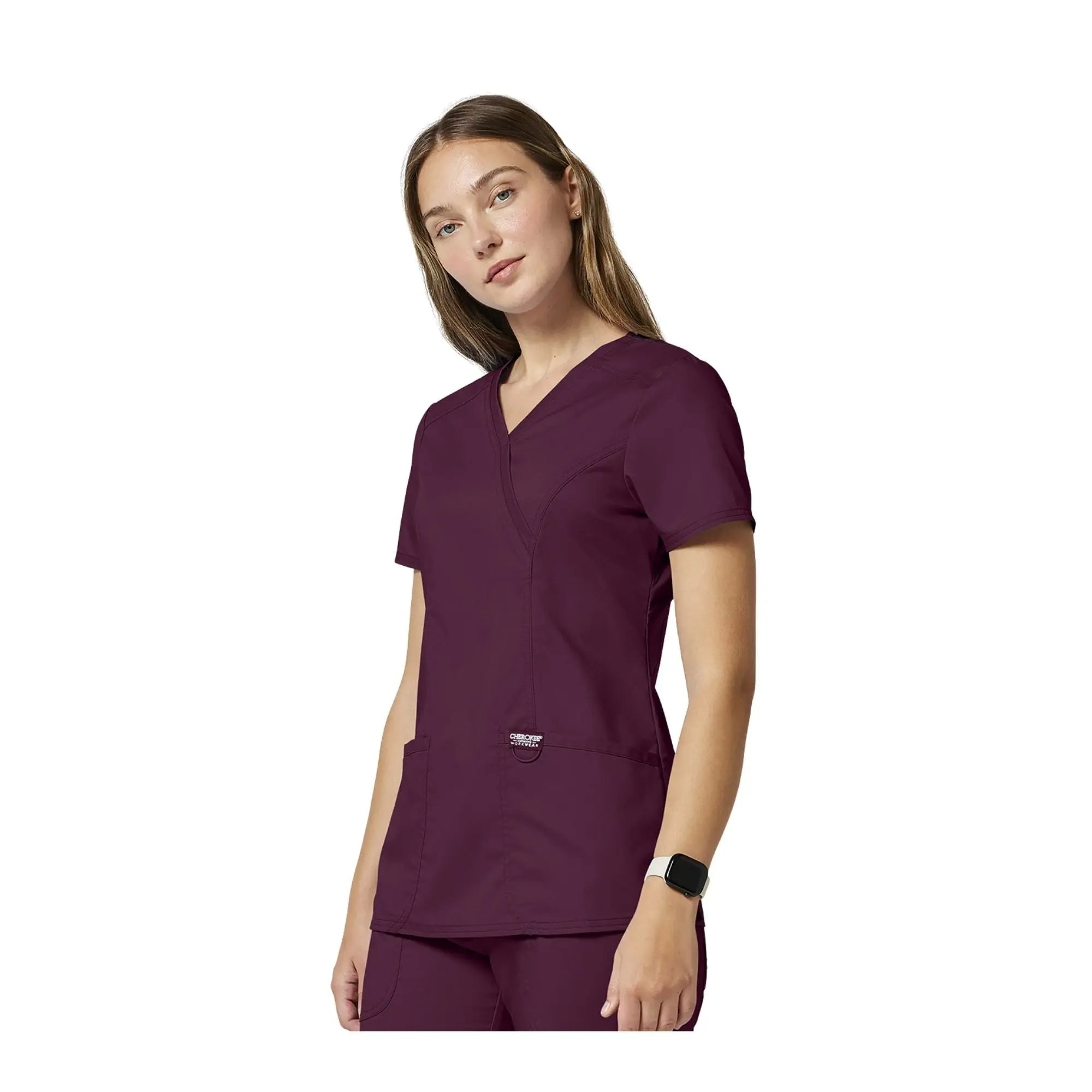 Béziers - Tunique cache-cœur col V - Femme - Cherokee Cherokee Authentic Workwear 