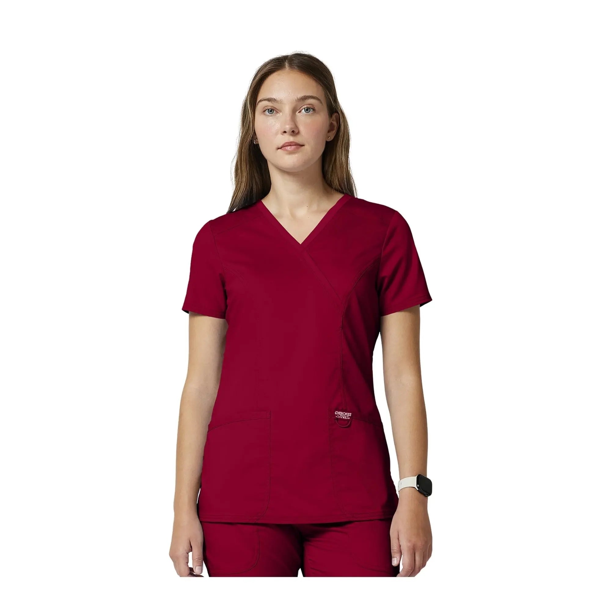 Béziers - Tunique cache-cœur col V - Femme - Cherokee Cherokee Authentic Workwear 