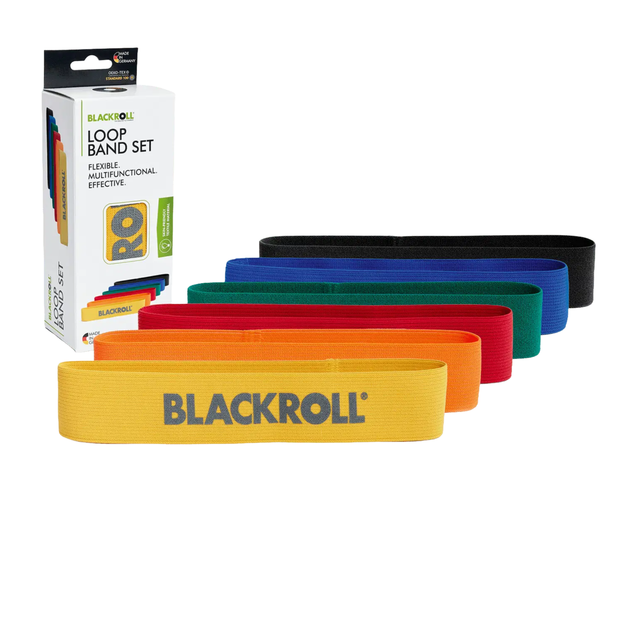 Blackroll - Ensemble Bandes Élastiques - 2 Contenances - Ruck