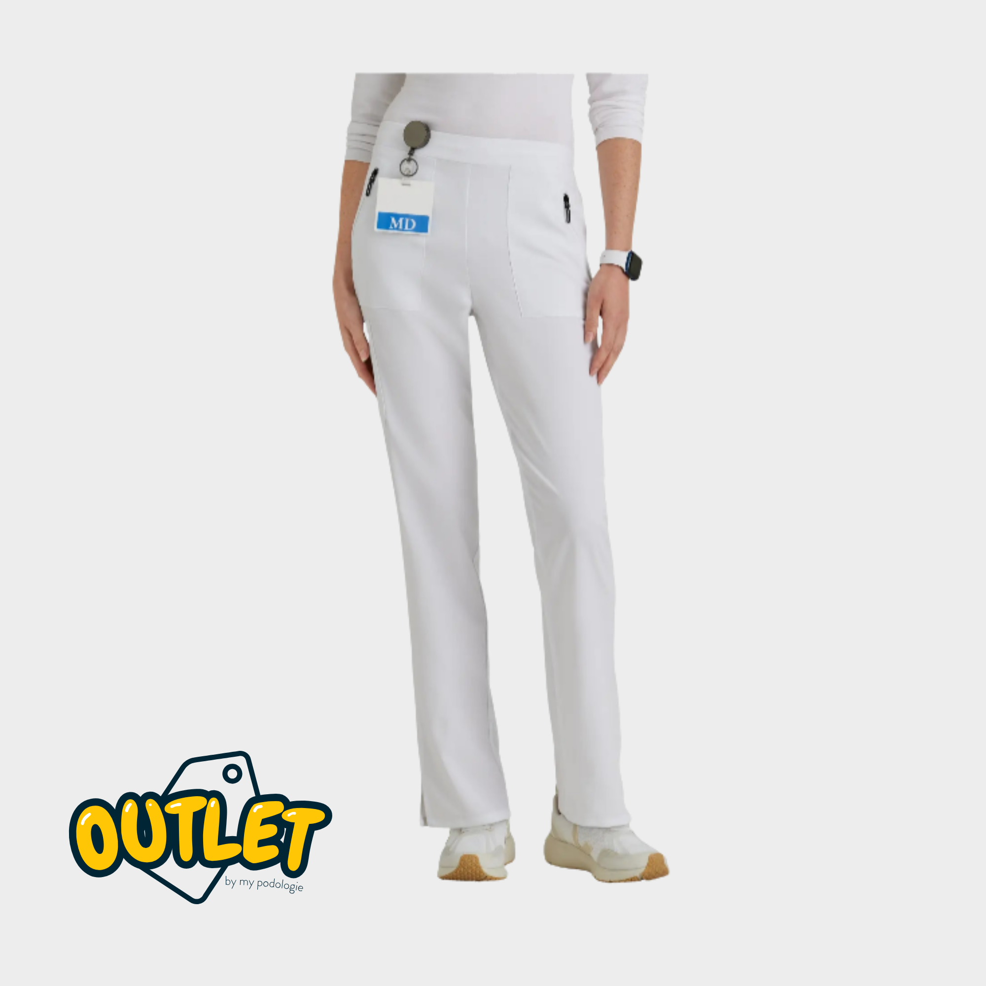 Cassiopée - Pantalón médico de cintura alta - Mujer - Barco Unify