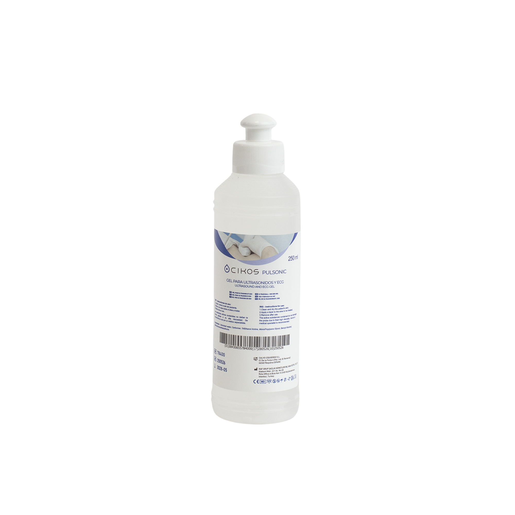 Cikos Pulsonic - Gel conducteur ultrasons - 3 contenances - Cikos
