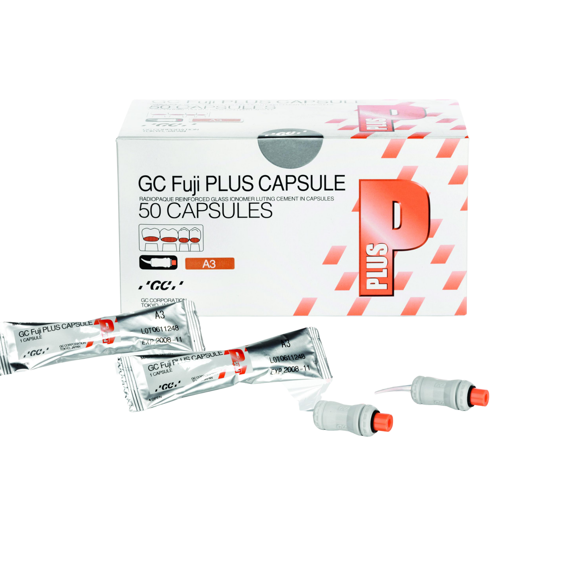 Ciment Définitif Fuji Plus - 50 Capsules - GC