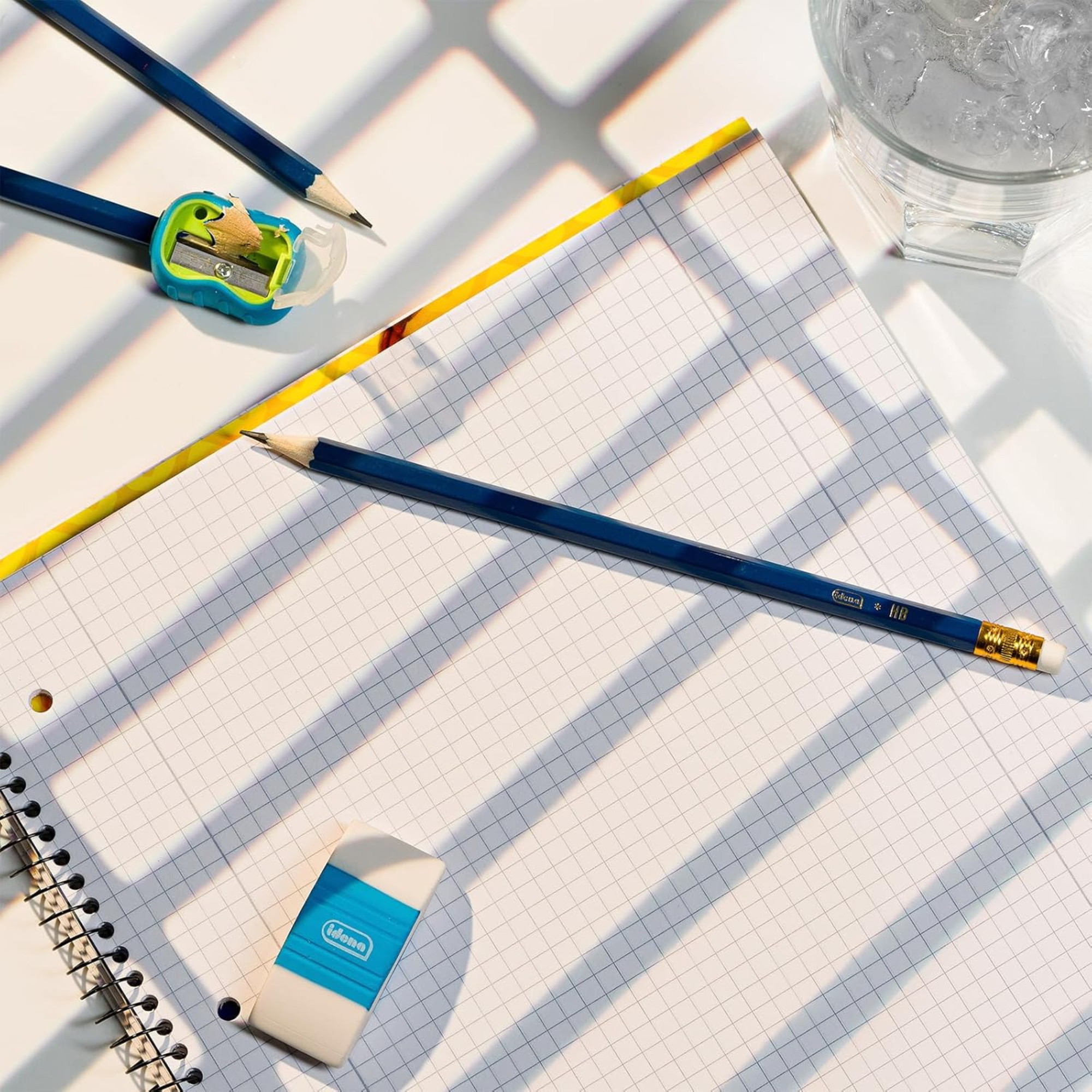 Crayons à papier avec gomme et taille crayon - Set de 5 pièces - My Médical