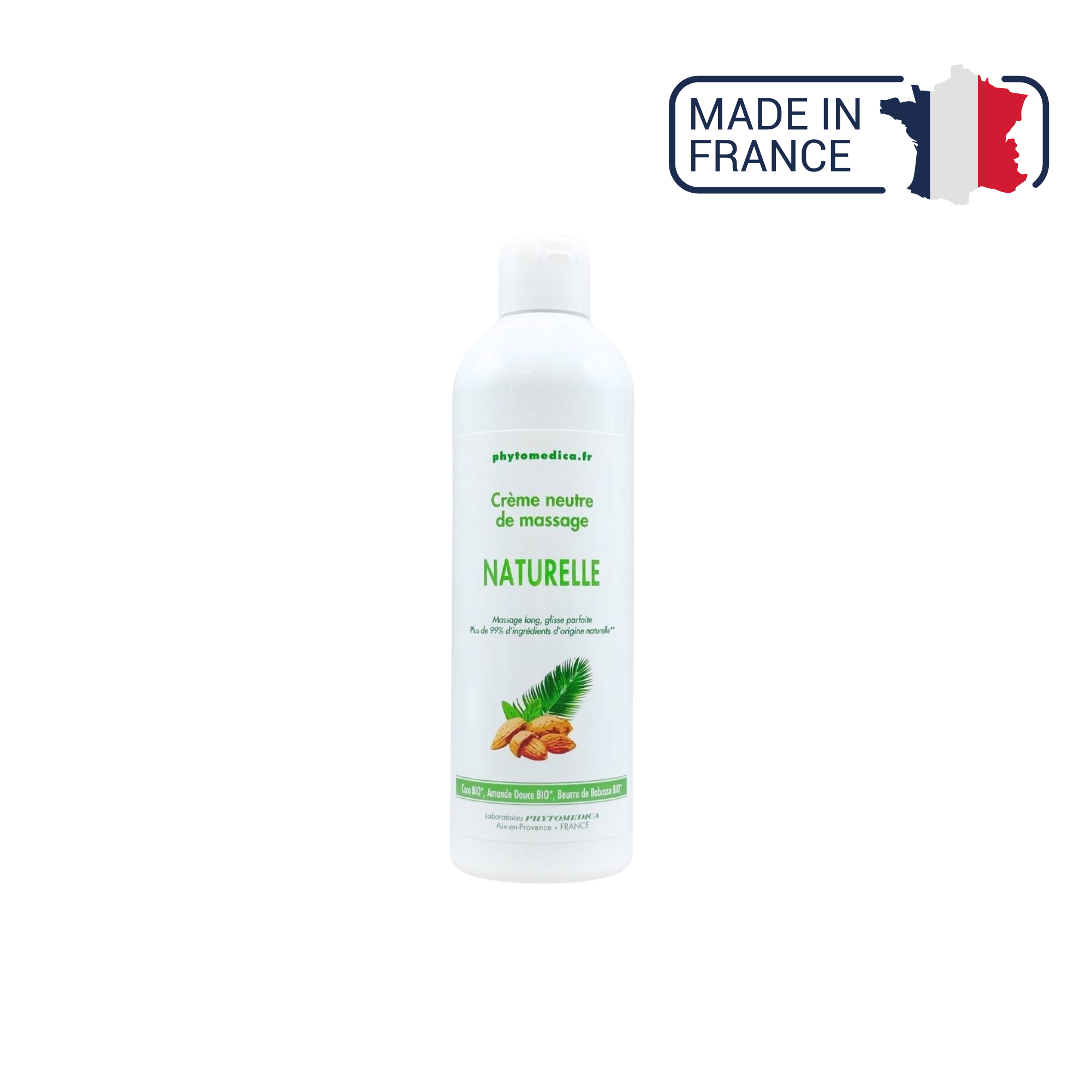 Crème de massage neutre naturelle - Deux contenances - Phytomedica Laboratoires Phytomedica 