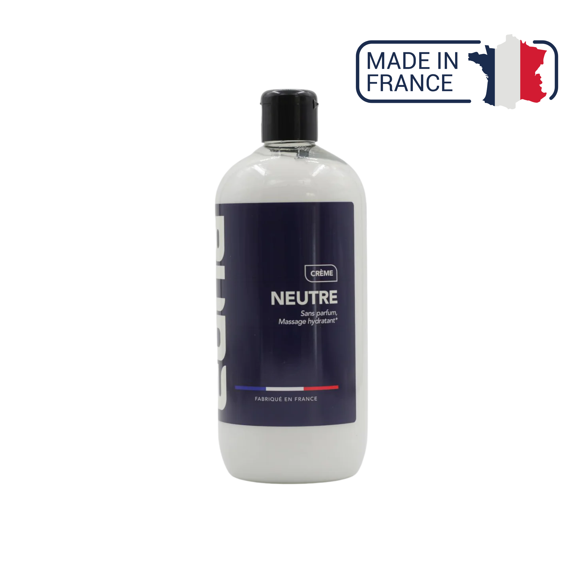 Crème de Massage Neutre - Sans Parfum - 500 ml - Eona