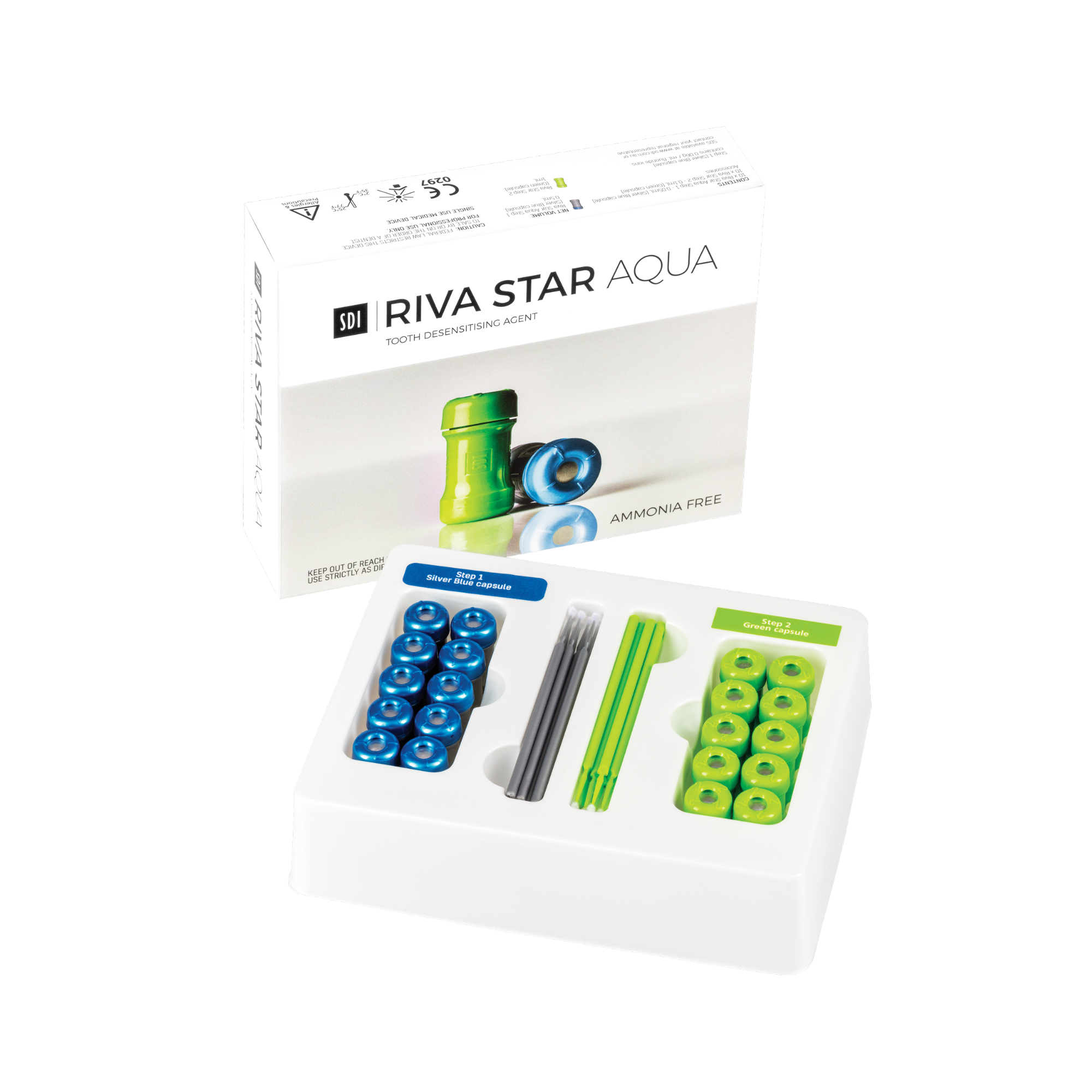 Désensibilisant dentaire Riva Star Aqua - flacons/kit capsules - SDI