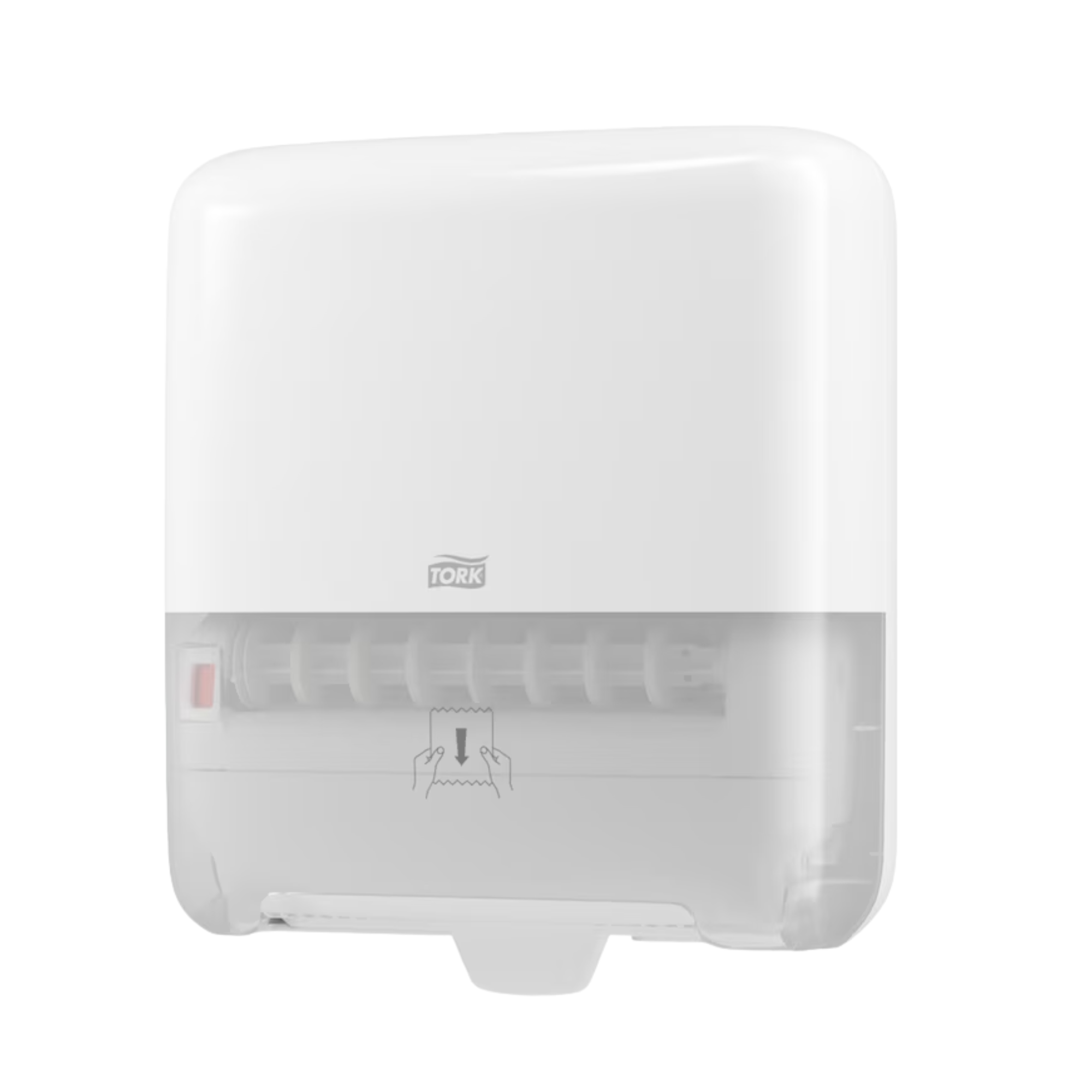 Distributeur pour rouleau d’essuie-mains H1 Tork Matic® – Blanc – TORK