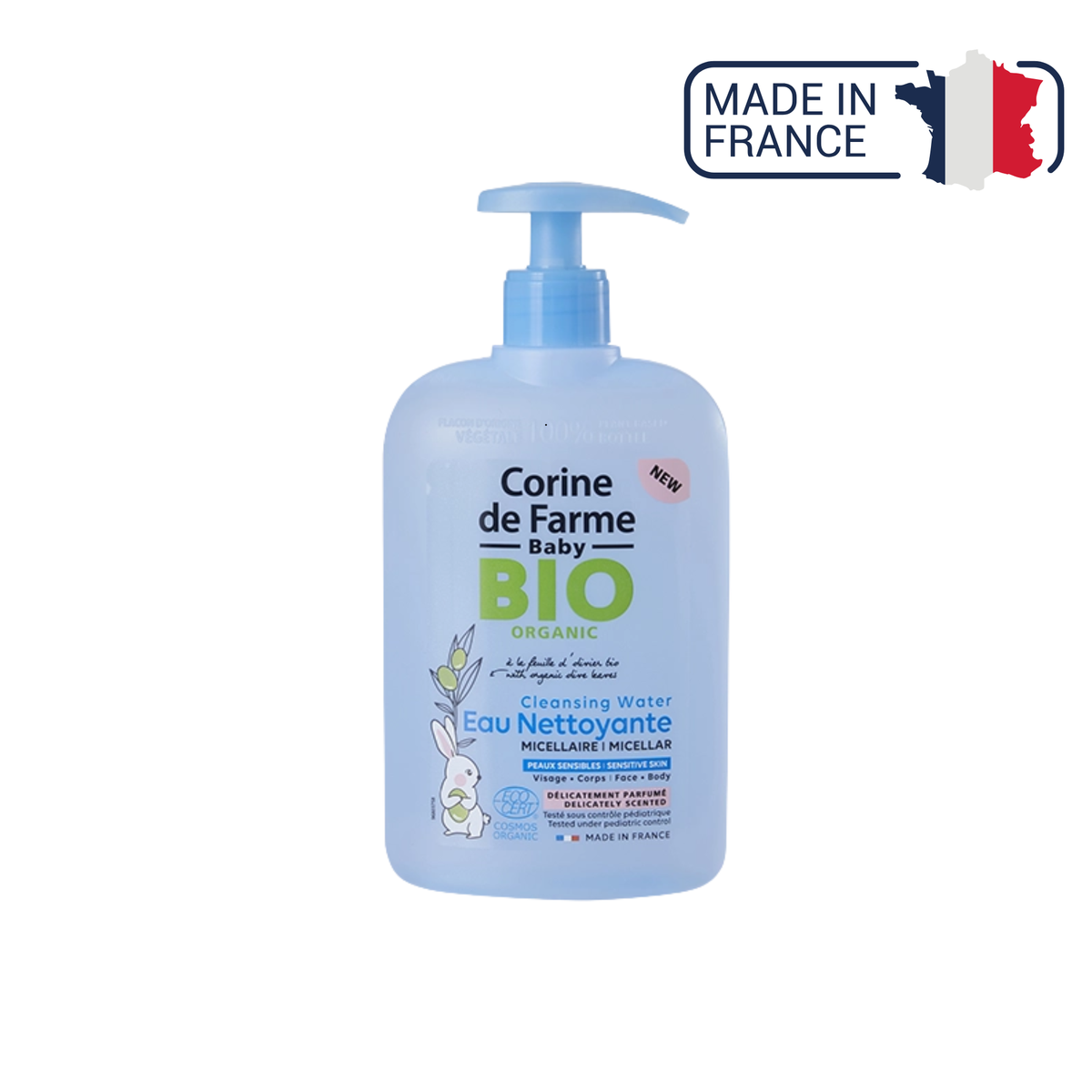 Eau micellaire BIO - 500ml pompe - Corine de Farme