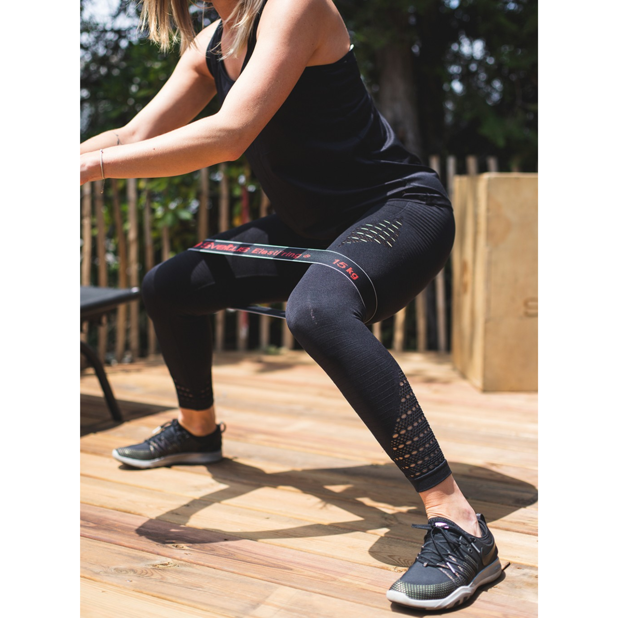 Elasti'ring® Black 33 cm - 15 kg - Sveltus