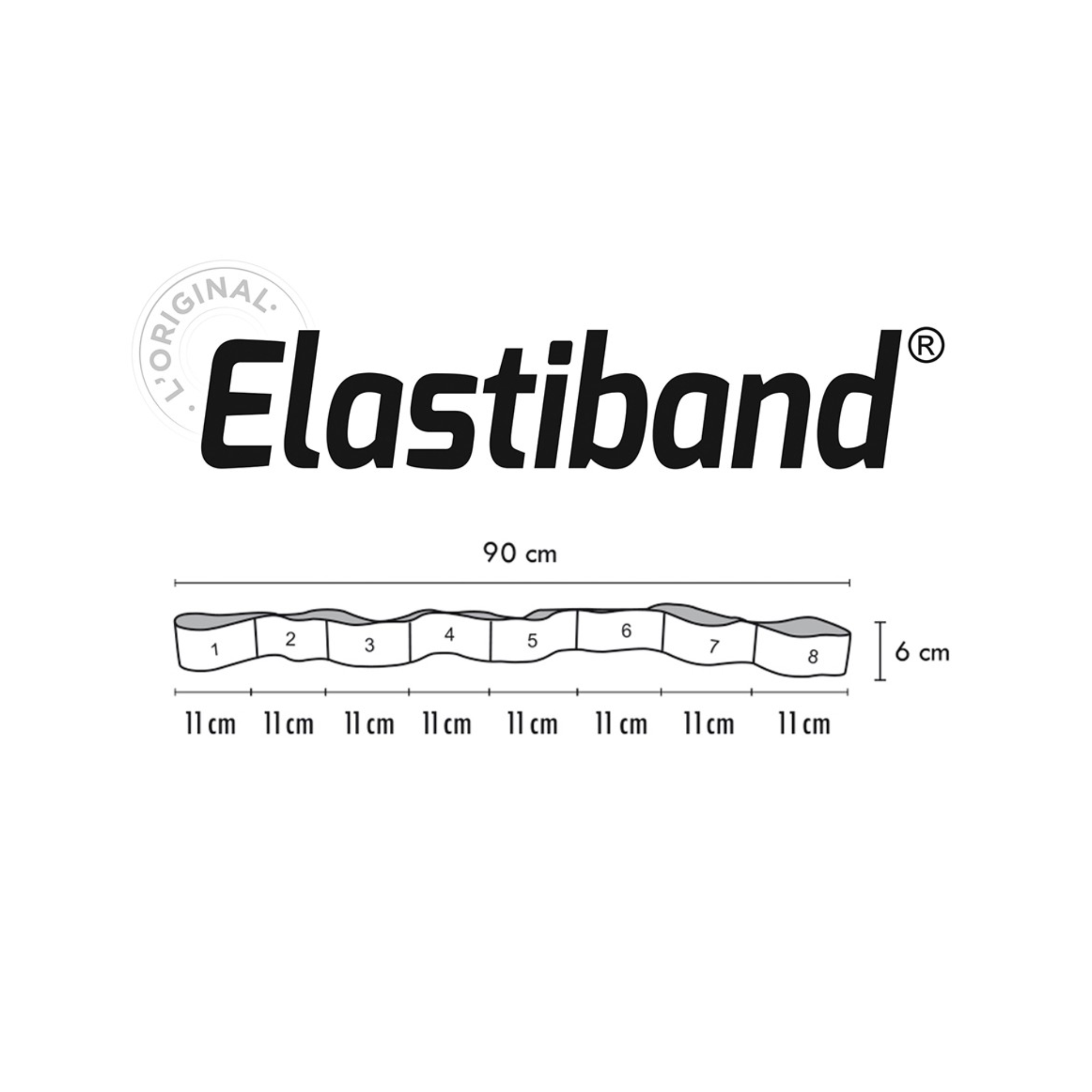 Elastiband® Blue bulk 90 cm - 20 kg - Sveltus